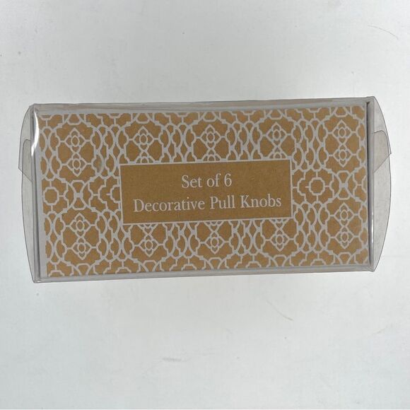 Mileh Collection Set of 6 Ceramic Decorative Pull Knobs NIB - Picture 3 of 3